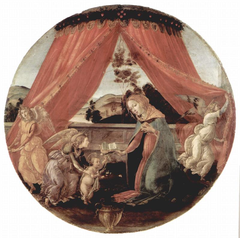 Sandro Botticelli Madonna del Padiglione oil painting image
